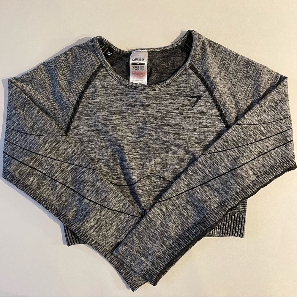 GymShark Amplify Crop Long Sleeve Top